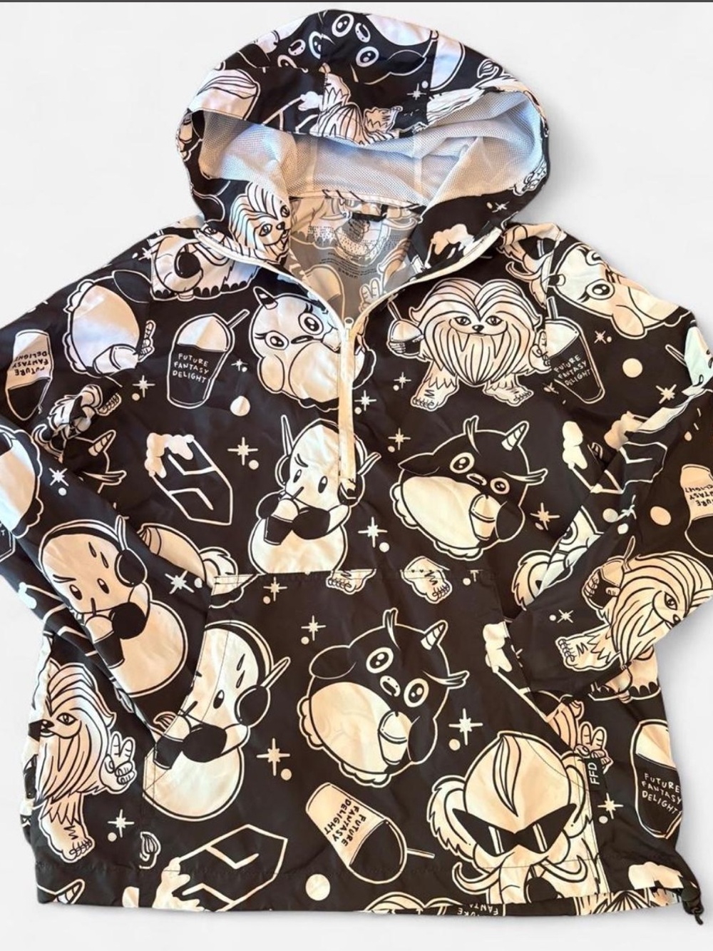 Future Fantasy Delight Meow Wolf Windbreaker